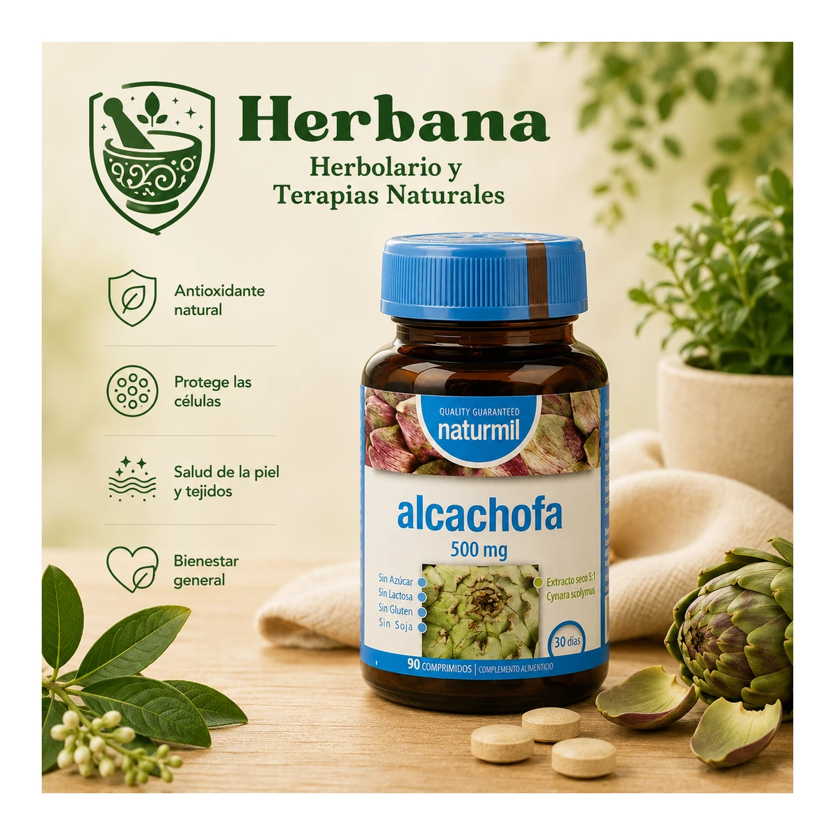 Alcachofa 90 comp