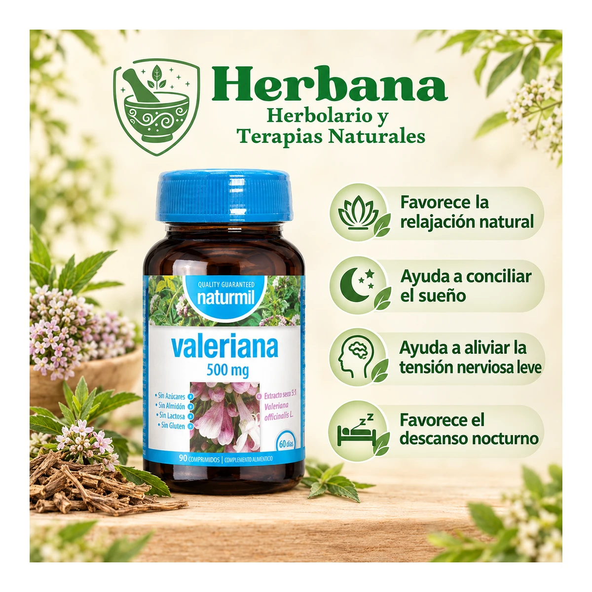 Valeriana 500 mg