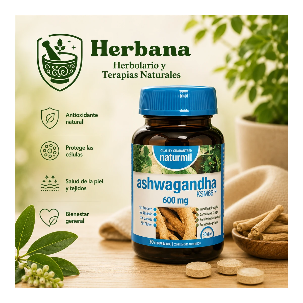 Ashawanda 30 comprimidos