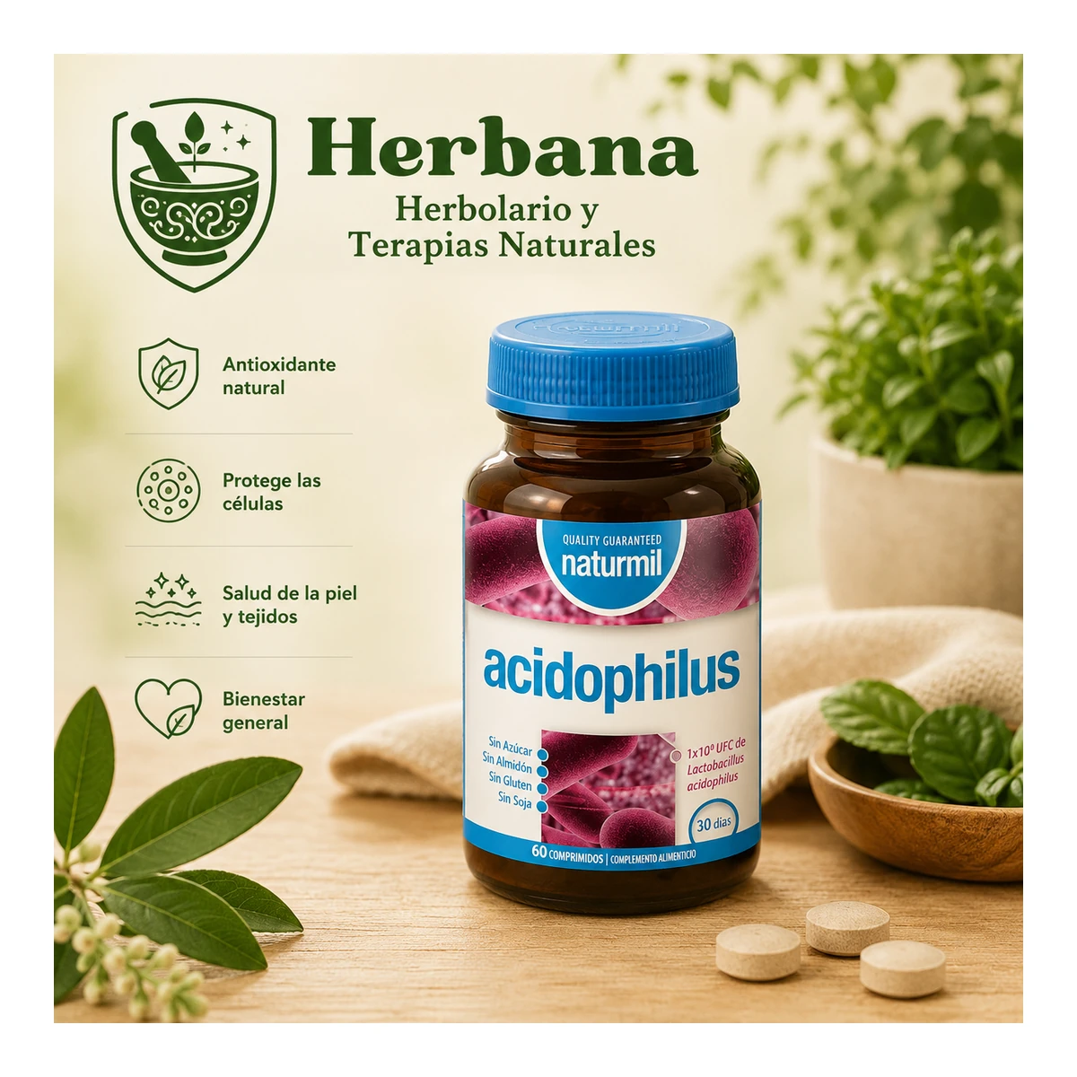 Acidophilus 60 comp