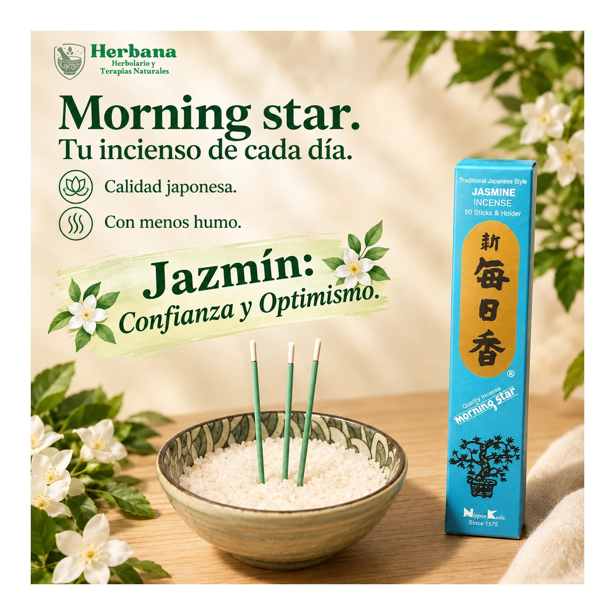 Morning Star · Jazmín · 50 bar.