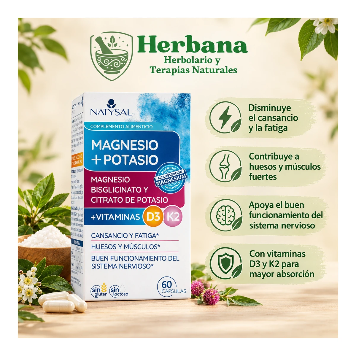 Magnesio+ potasio
