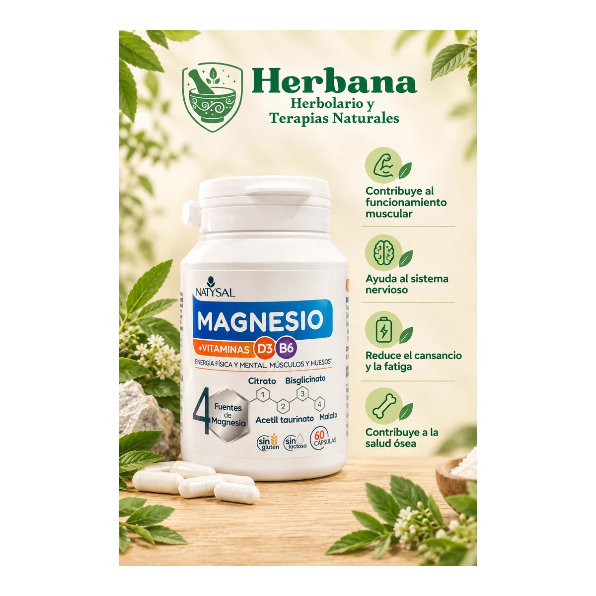 Magnesio 4 fuentes