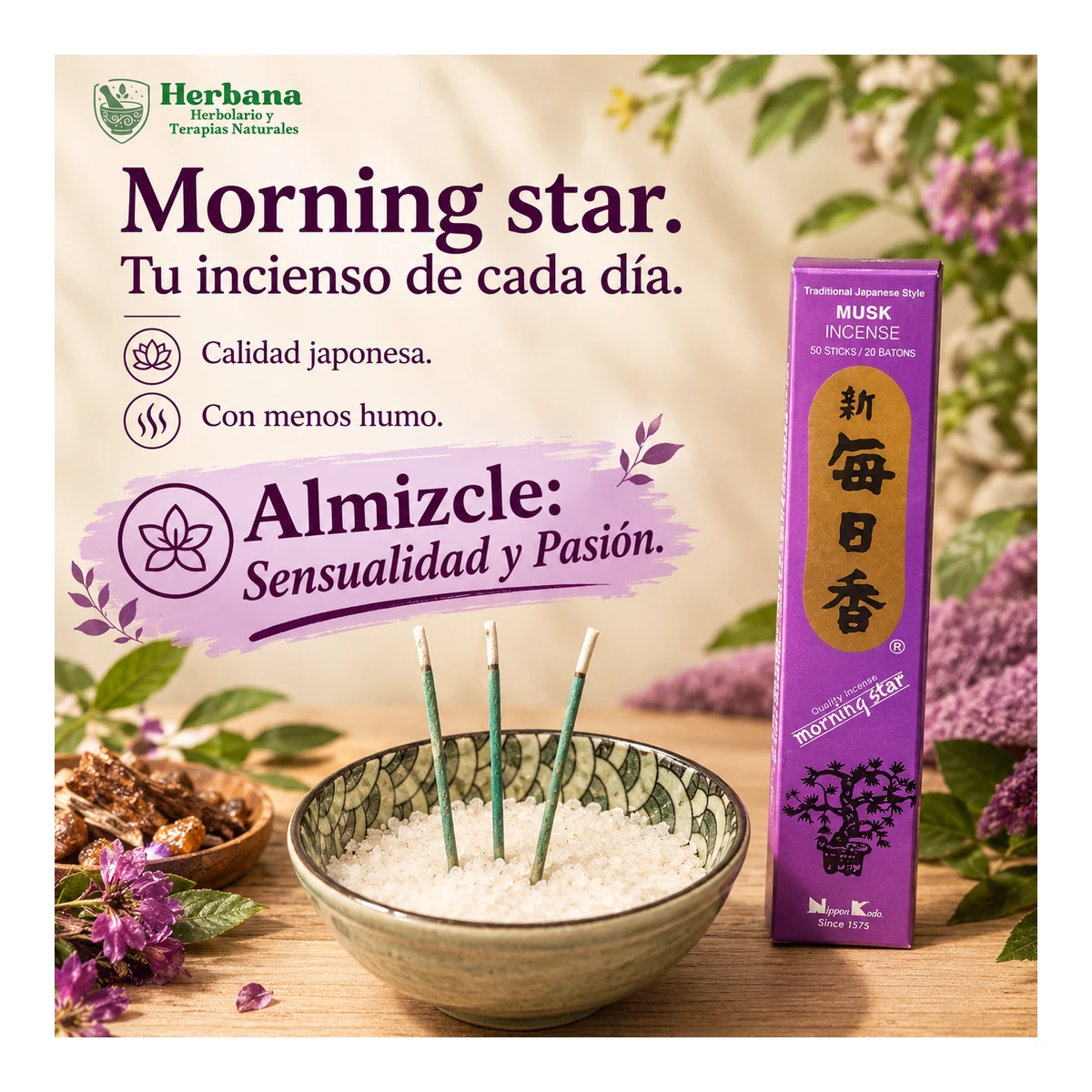 Morning Star · Almizcle/Musk· 50 bar.