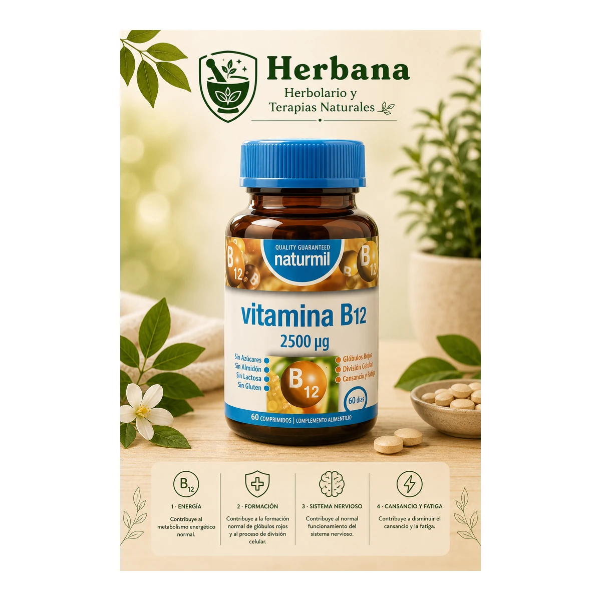 Vitamina B12 2500 mcg