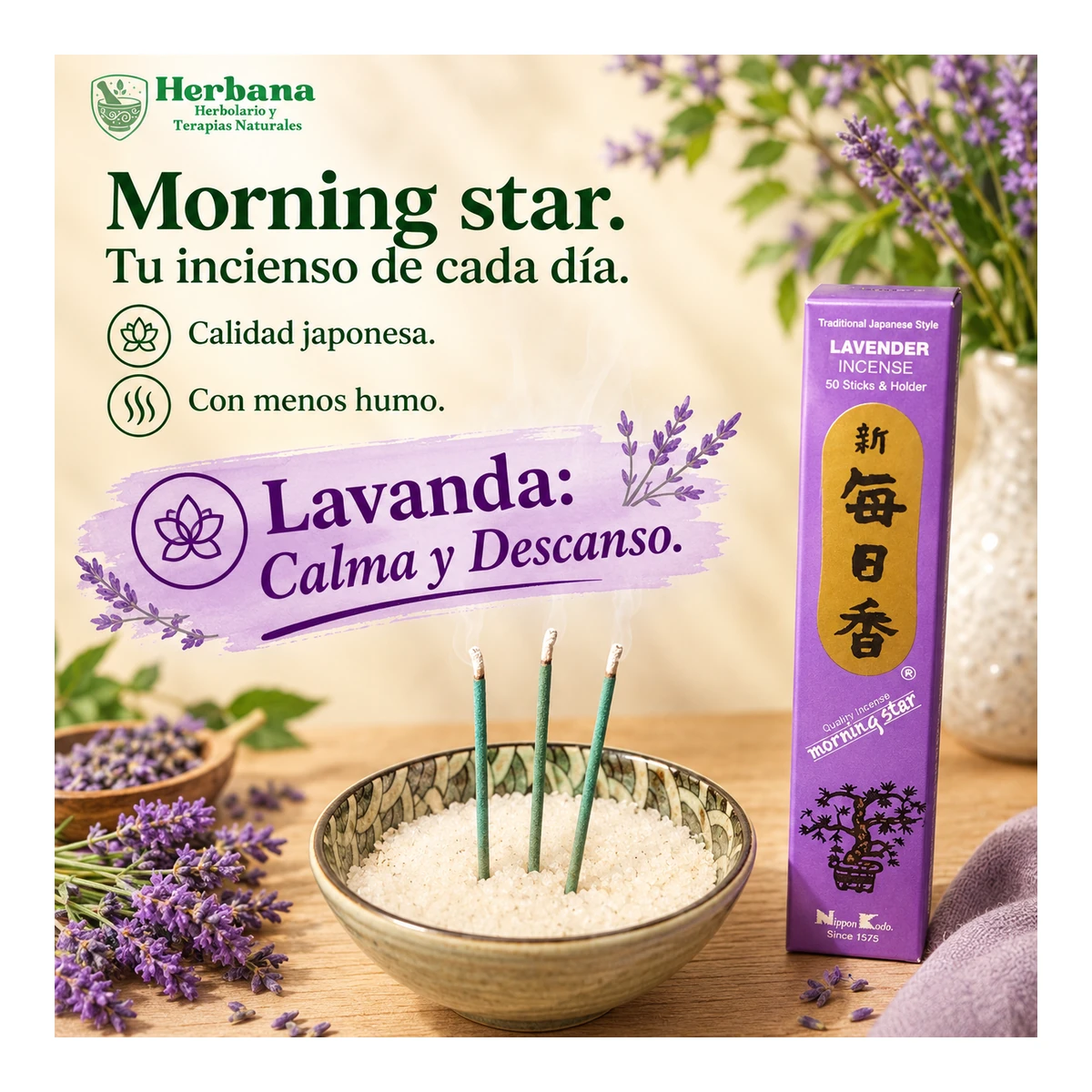 Morning Star · Lavanda · 50 bar.