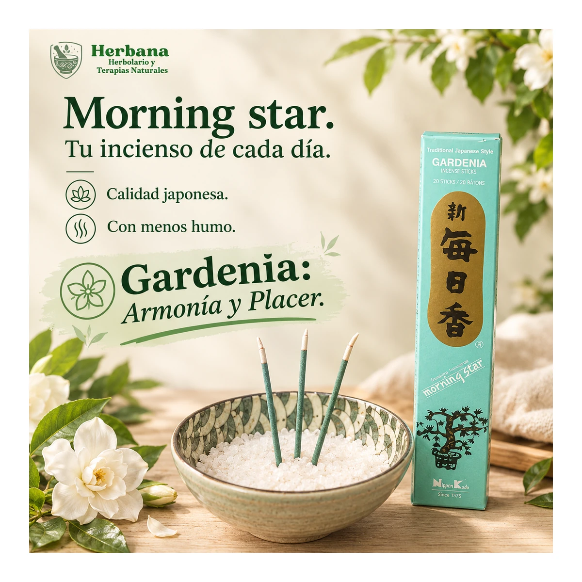 Morning Star · Gardenia · 50 bar.