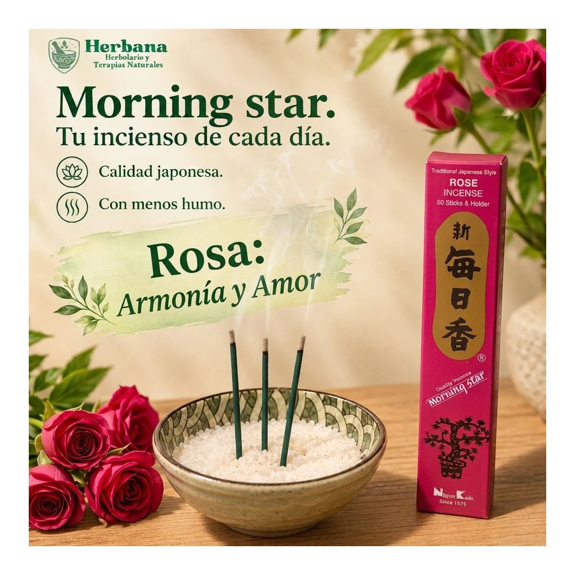 Morning Star · Rosa · 50 bar.
